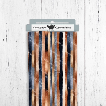 Copper and Cashmere Stripe